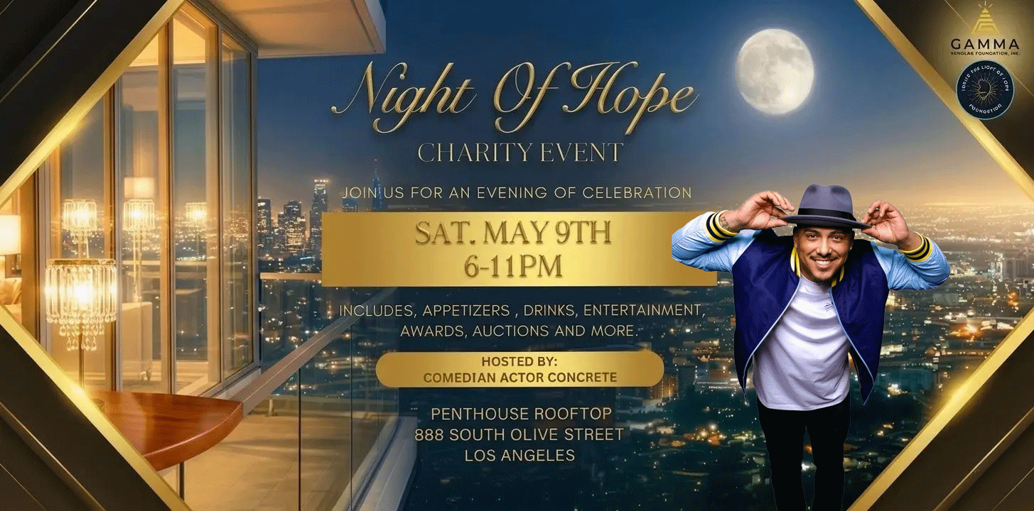 Night of Hope Charity Event — Saturday May 9th, 6-11PM
